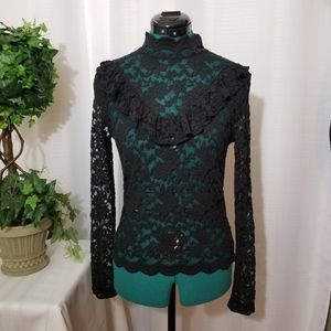 NWOT vintage style lace top